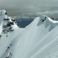 In the footsteps of Elves: Brunswick Mountain, NE Gully