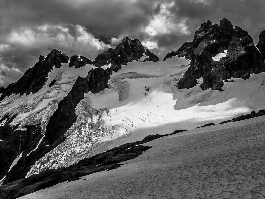Just a few of the jagged, seldom visited, peaks of the Tantalus Range.