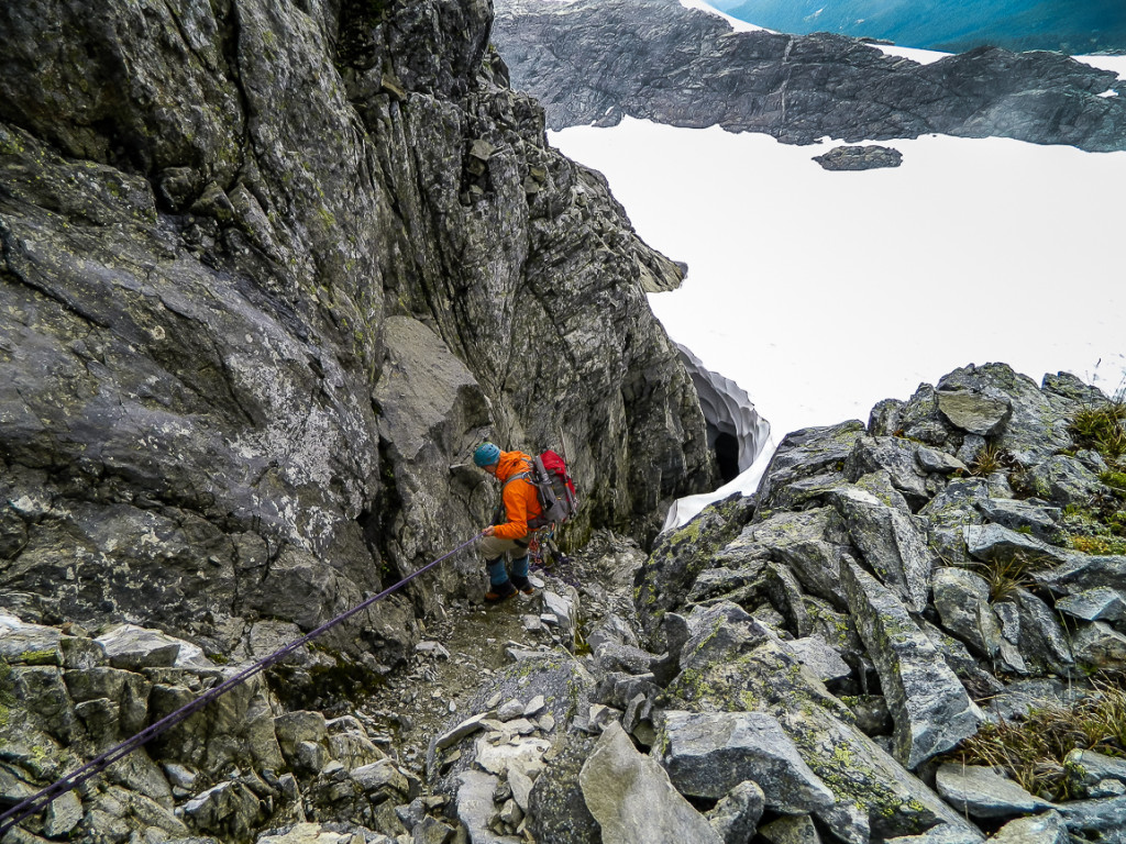 Handlining off the col