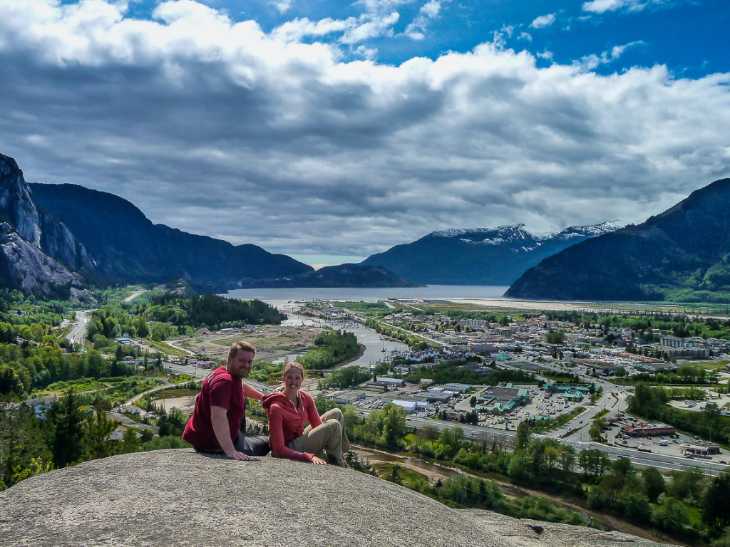 Our first viewpoint in Squamish