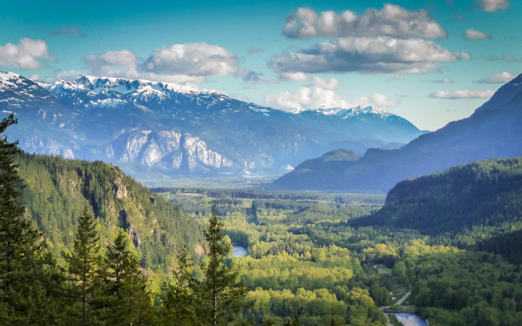 The view of the Chief in Squamish