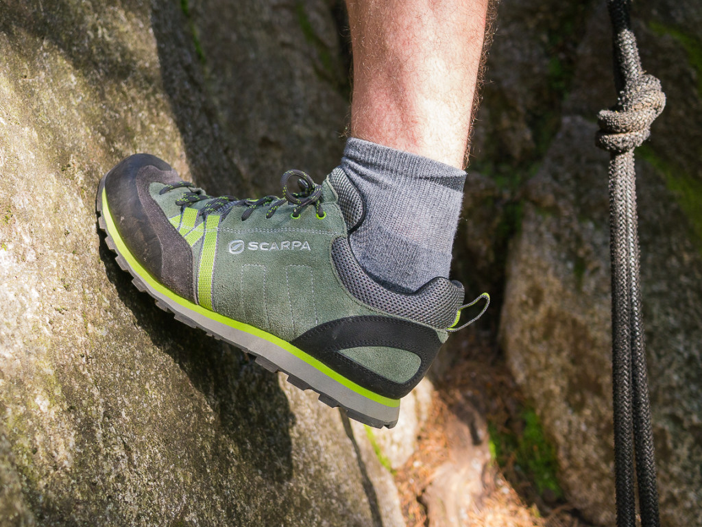Smearing in the Scarpa Crux Shoe