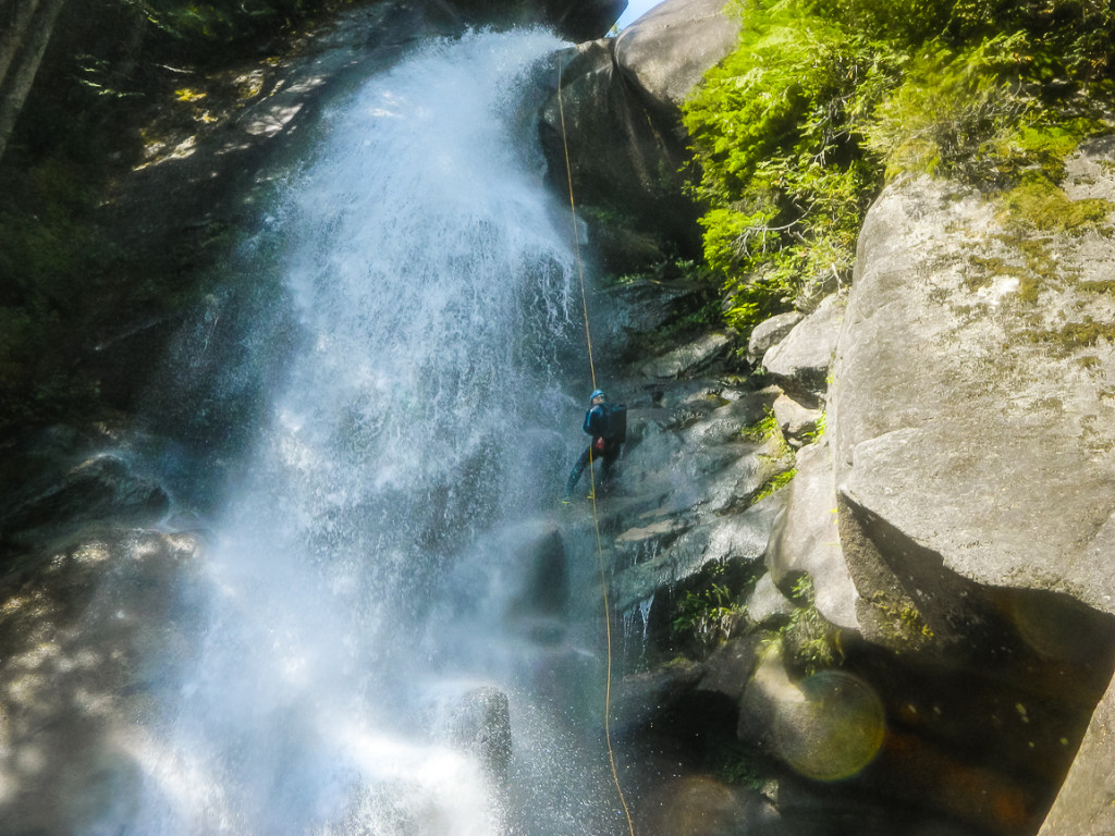 One of the longer rappels