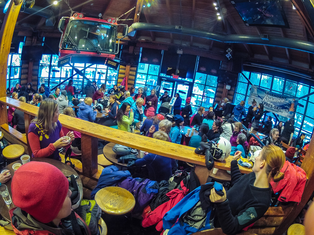 The morning meetup at a sold out camp.