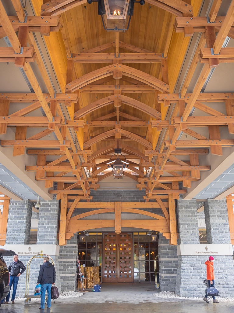 Checking in at the Four Seasons Whistler
