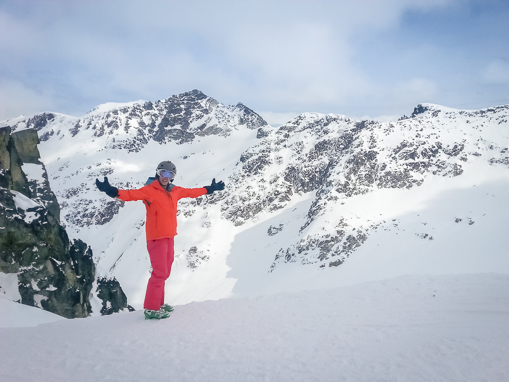 At the top of the Blackcomb Glacier Hike