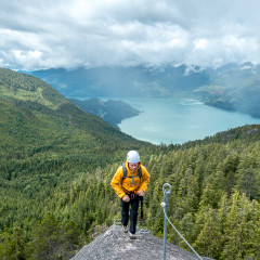 An Adventure on the Squamish Via Ferrata